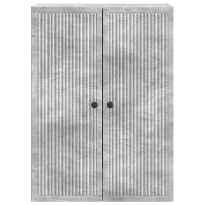Mobiletto a muro Grigio Cemento 66 x 34,5 x 90 cm | homemem39