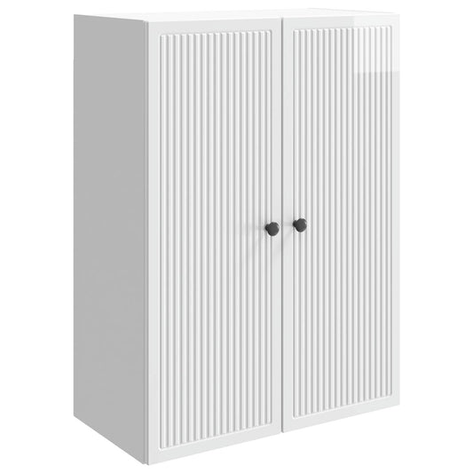Mobiletto a muro Bianco Lucido 66 x 34,5 x 90 cm | homemem39