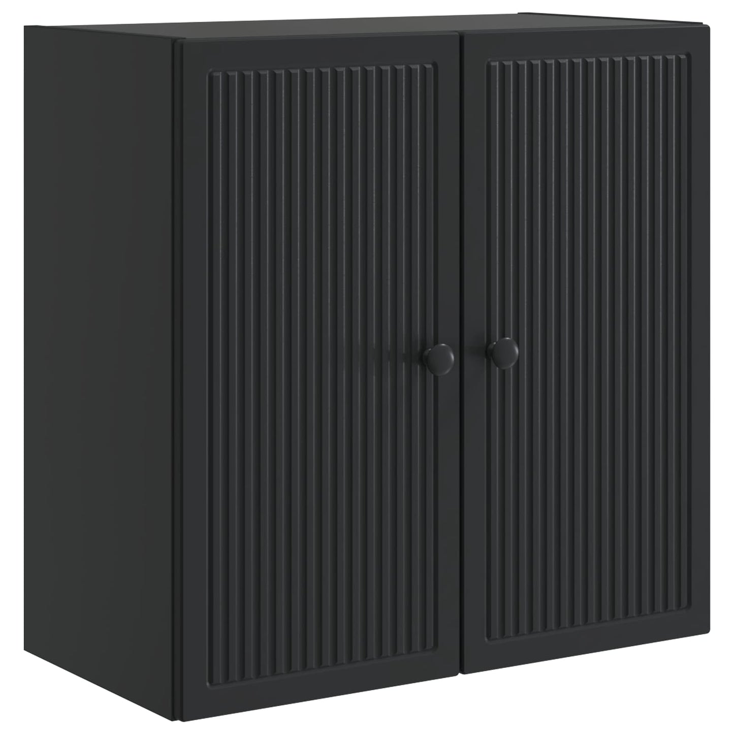 Mobiletto a muro Nero 59 x 31 x 60 cm Legno ingegnerizzato | homemem39