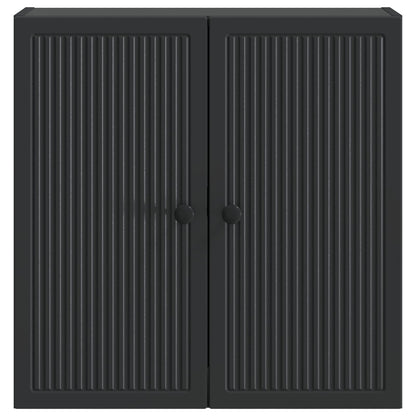 Mobiletto a muro Nero 59 x 31 x 60 cm Legno ingegnerizzato | homemem39
