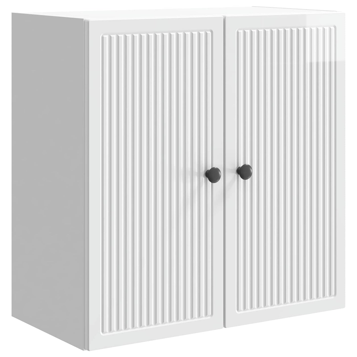 Mobiletto a muro Bianco Lucido 59 x 31 x 60 cm | homemem39