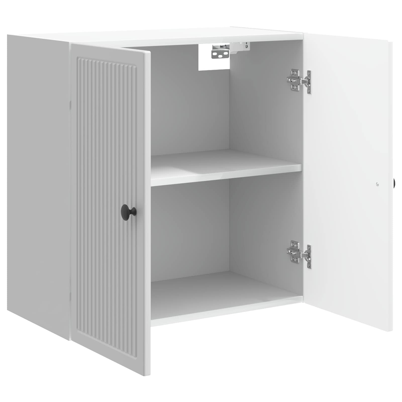 Mobiletto a muro Bianco Lucido 59 x 31 x 60 cm | homemem39