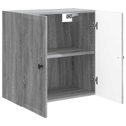 Mobiletto a muro Sonoma grigio 59 x 31 x 60 cm | homemem39