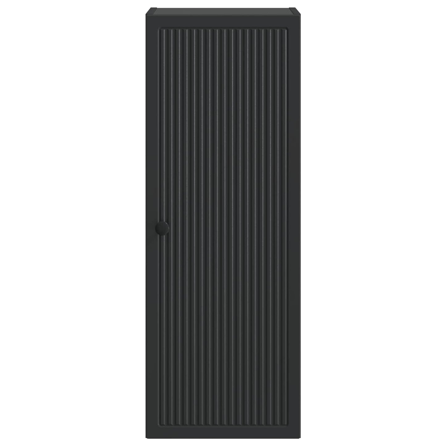 Mobiletto a muro Nero 33 x 34,5 x 90 cm Legno ingegnerizzato | homemem39