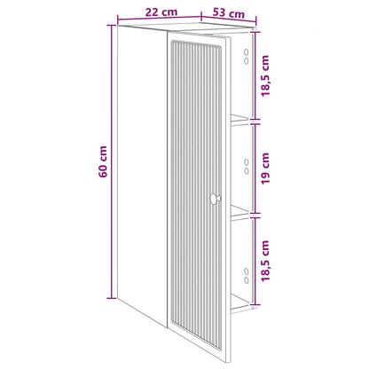Mobiletto a muro 33 x 34,5 x 90 cm Legno ingegnerizzato | homemem39