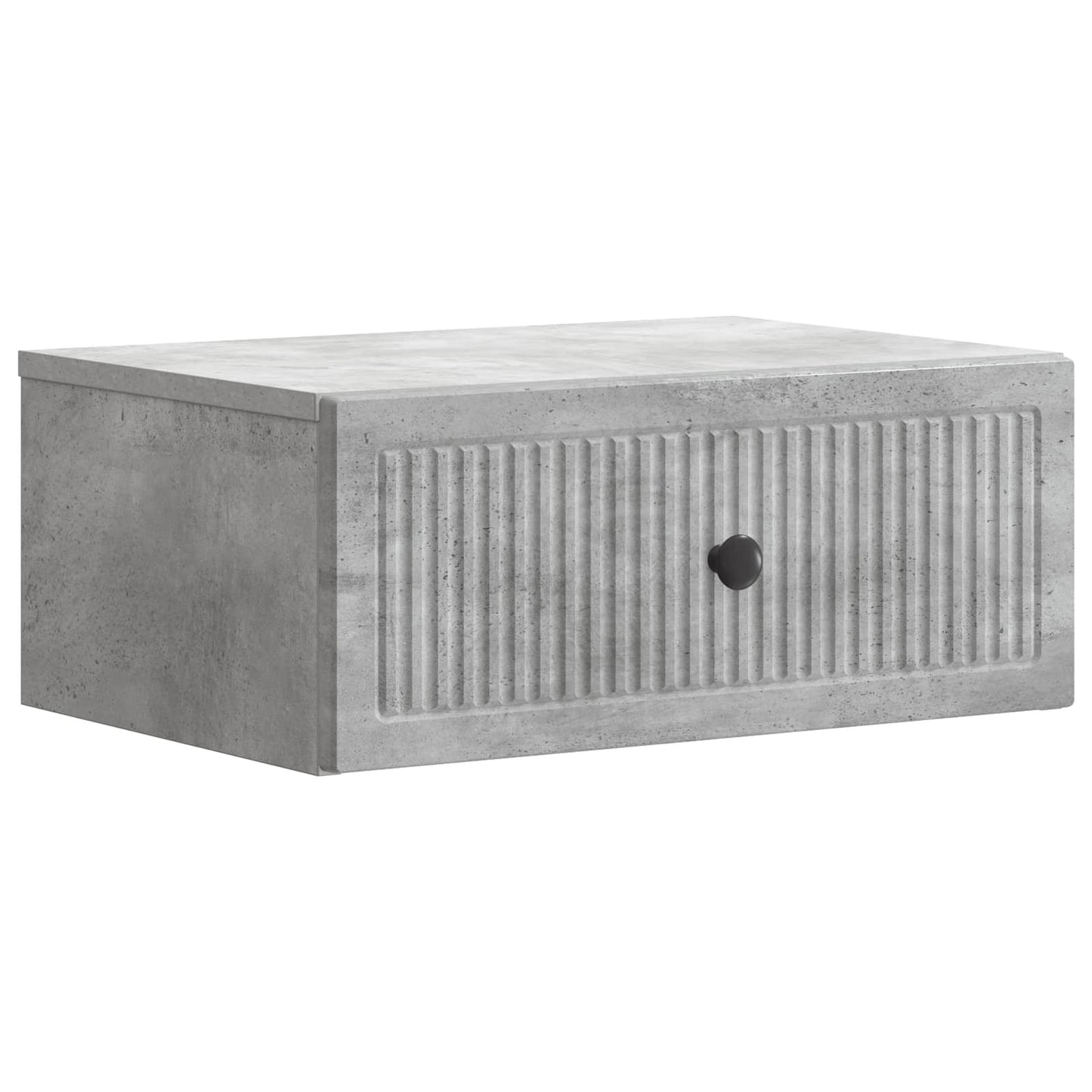 Armadio da Notte 2 pz Grigio Cemento 49 x 34,5 x 20 cm
