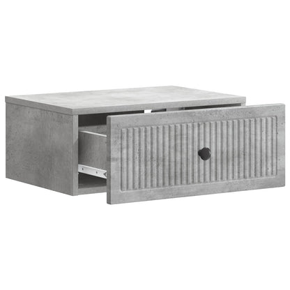 Armadio da Notte 2 pcs Grigio Cemento 49 x 34,5 x 20 cm | homemem39