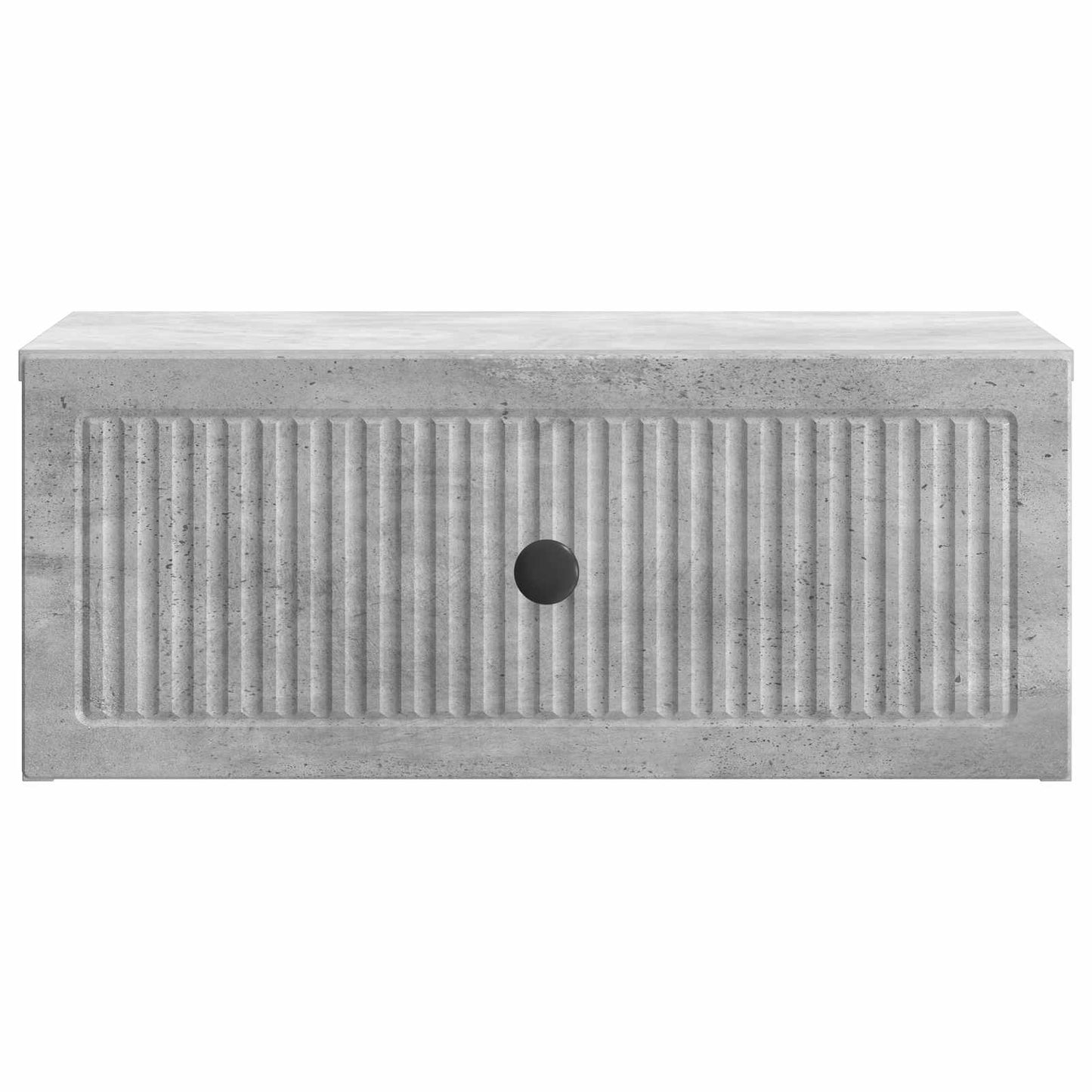 Armadio da Notte 2 pcs Grigio Cemento 49 x 34,5 x 20 cm | homemem39