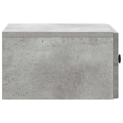 Armadio da Notte 2 pcs Grigio Cemento 49 x 34,5 x 20 cm | homemem39