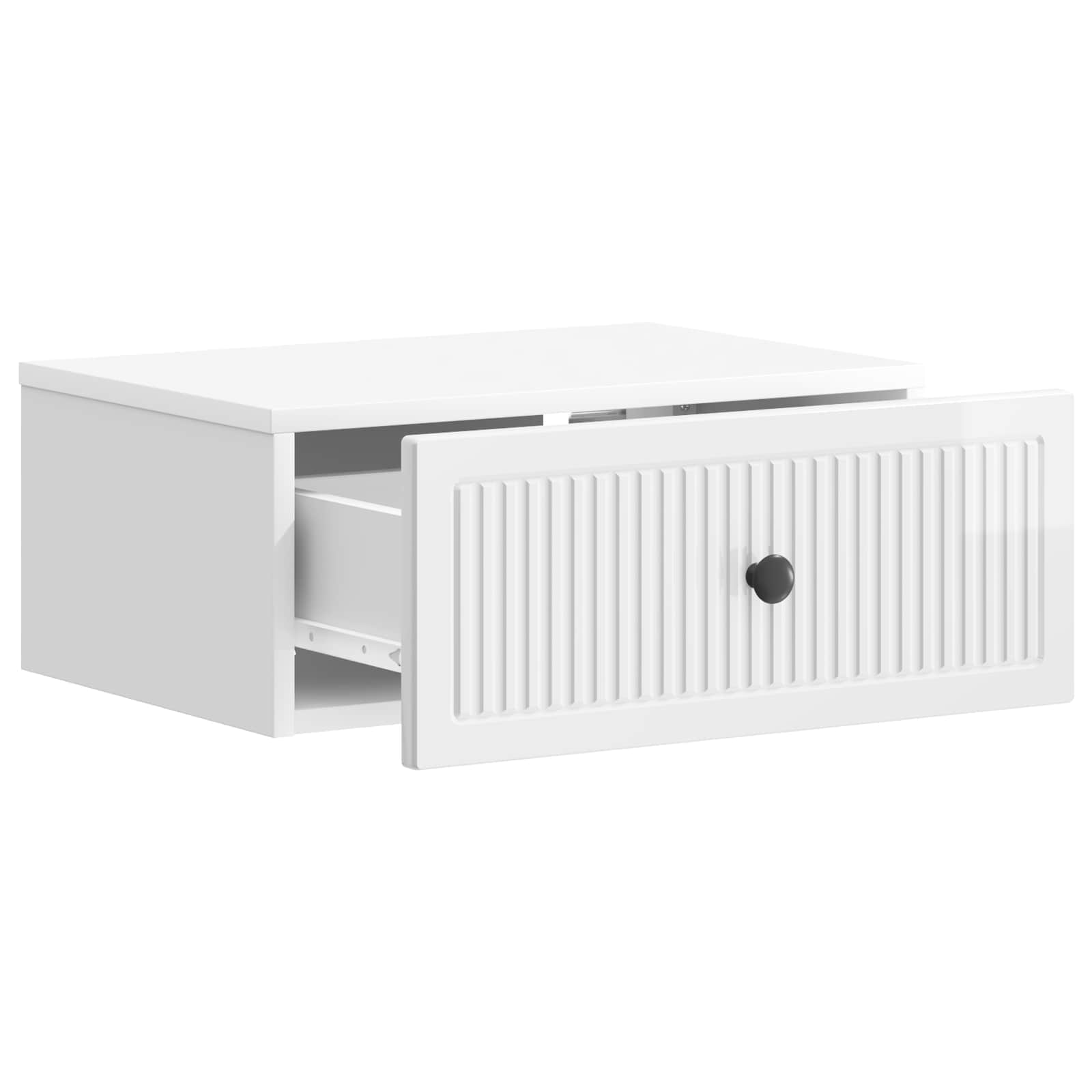 Armadio da Notte 2 pcs Bianco Lucido 49 x 34,5 x 20 cm | homemem39
