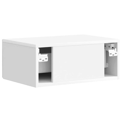 Armadio da Notte 2 pcs Bianco Lucido 49 x 34,5 x 20 cm | homemem39