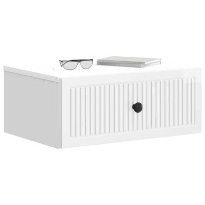 Armadio da Notte 2 pcs Bianco Lucido 49 x 34,5 x 20 cm | homemem39