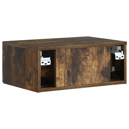 Armadio da Notte Rovere Fumo 49 x 34,5 x 20 cm | homemem39