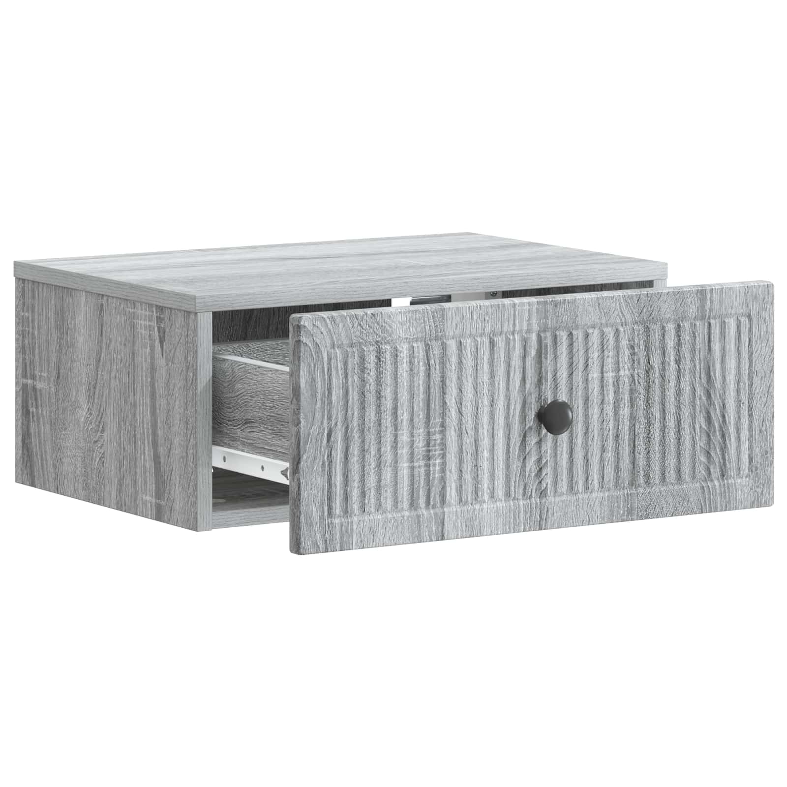 Armadio da Notte Grigio Sonoma 49 x 34,5 x 20 cm | homemem39