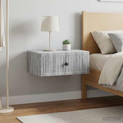 Armadio da Notte 2 pz Grigio Sonoma 49 x 34,5 x 20 cm | homemem39