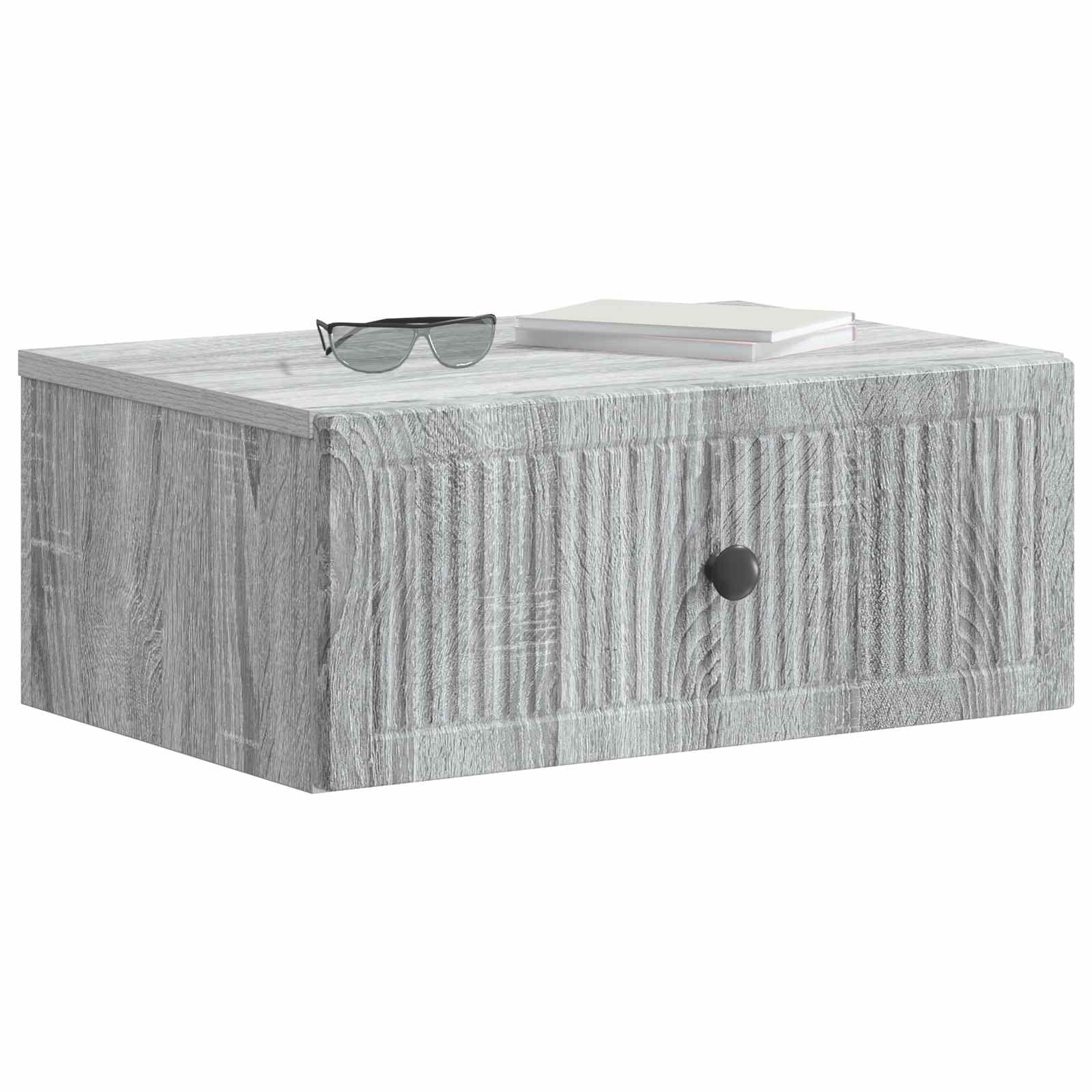Armadio da Notte 2 pz Grigio Sonoma 49 x 34,5 x 20 cm | homemem39