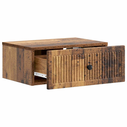 Armadio da Notte con cassetto Legno antico 49 x 34,5 x 20 cm | homemem39