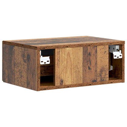 Armadio da Notte con cassetto Legno antico 49 x 34,5 x 20 cm | homemem39