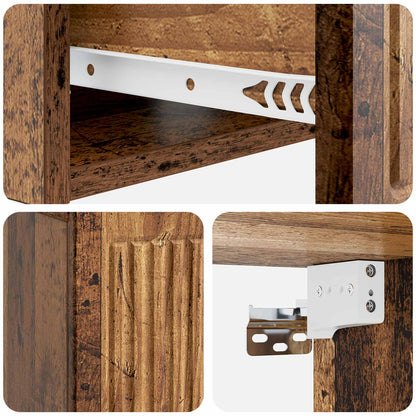 Armadio da Notte 2 pcs Legno antico 49 x 34,5 x 20 cm | homemem39