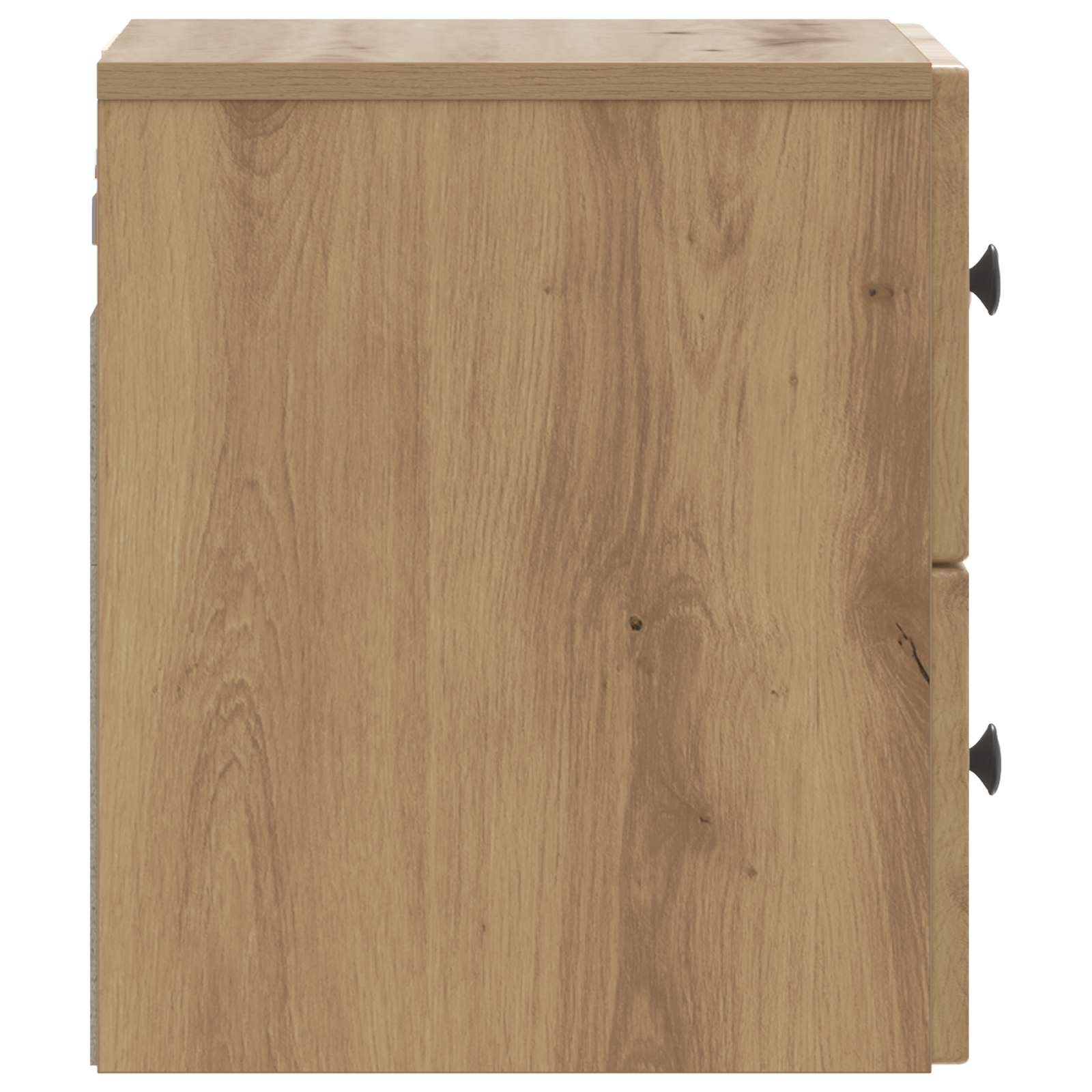 Mobiletto da notte a muro con cassetto 2 pcs Rovere Artigianale | homemem39