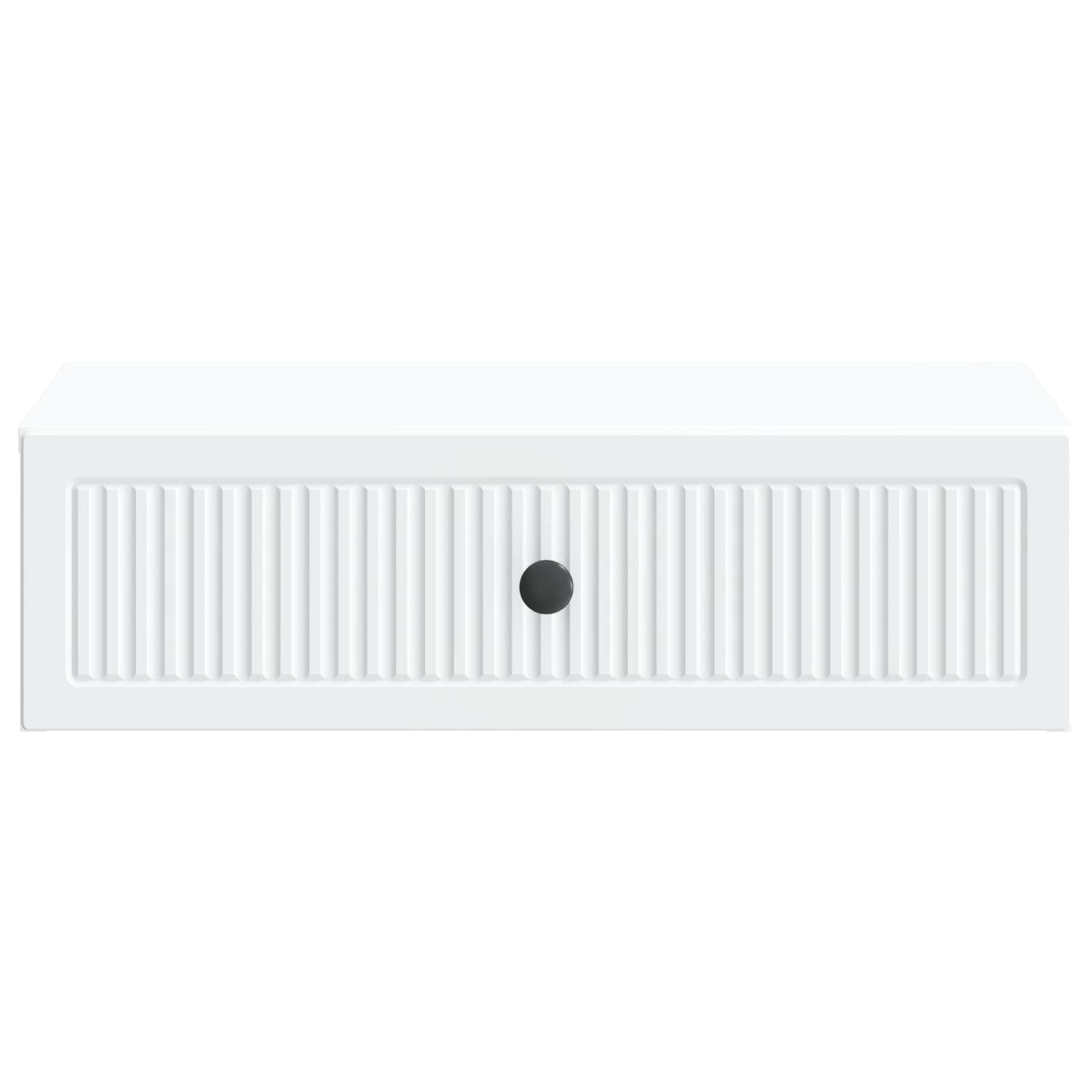 Tavolino da Parete Laterale Bianco 59 x 34,5 x 17 cm | homemem39