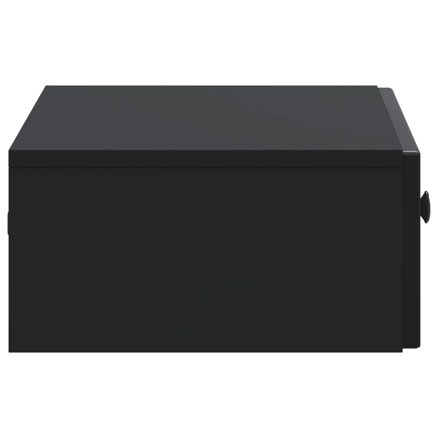Tavolino da Parete Laterale Nero 59 x 34,5 x 17 cm | homemem39