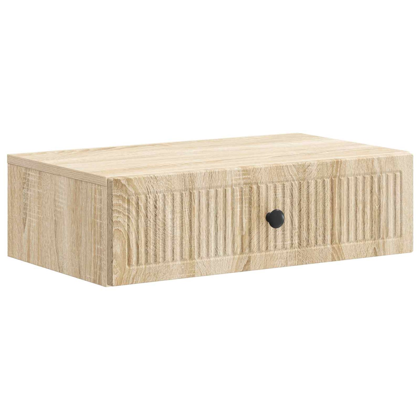 Tavolino da Parete Laterale Rovere Sonoma 59 x 34,5 x 17 cm - homemem39