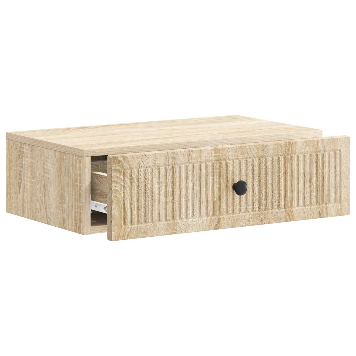 Tavolino da Parete Laterale Rovere Sonoma 59 x 34,5 x 17 cm - homemem39