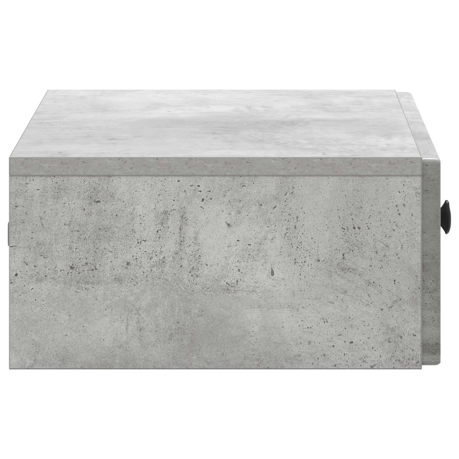 Tavolino da Parete Laterale Grigio Cemento 59 x 34,5 x 17 cm | homemem39