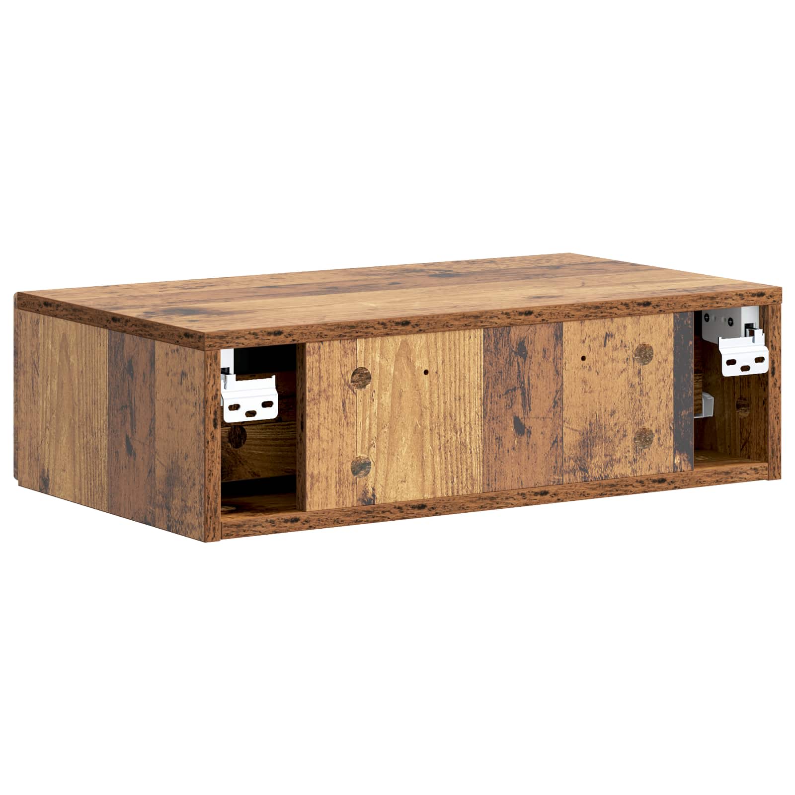Tavolino da Parete Laterale Legno antico 59 x 34,5 x 17 cm | homemem39