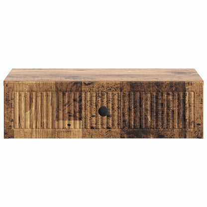 Tavolino da Parete Laterale Legno antico 59 x 34,5 x 17 cm