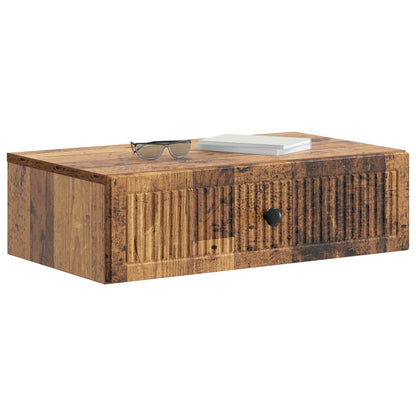Tavolino da Parete Laterale Legno antico 59 x 34,5 x 17 cm