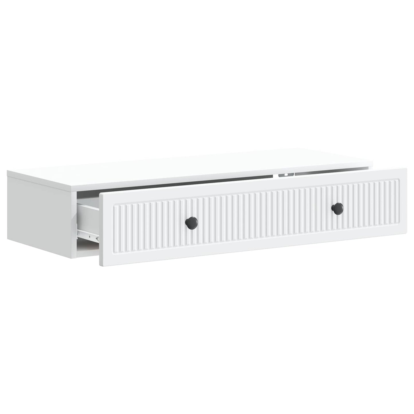 Tavolino da Parete Laterale Bianco 87,5 x 34,5 x 17 cm | homemem39