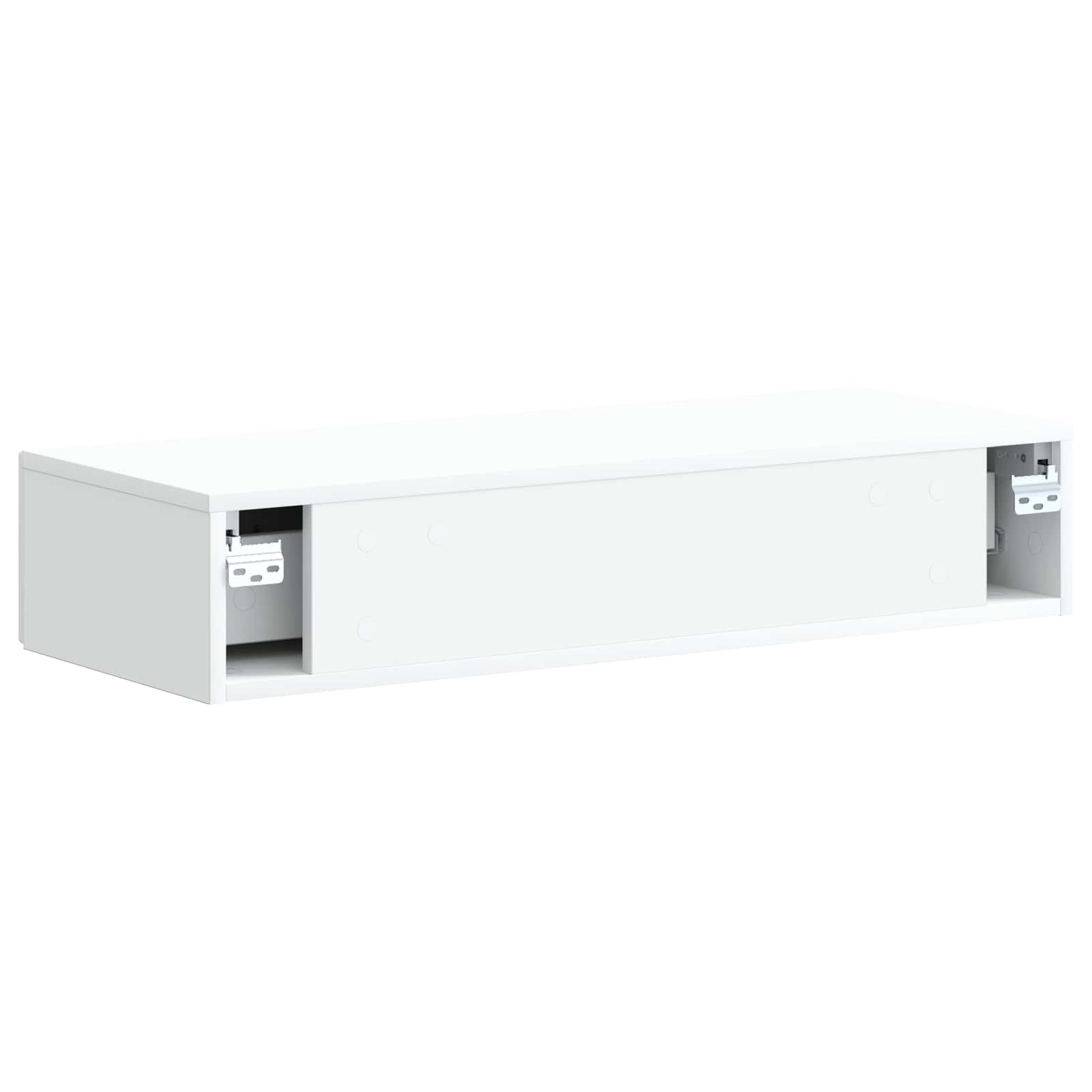 Tavolino da Parete Laterale Bianco 87,5 x 34,5 x 17 cm | homemem39