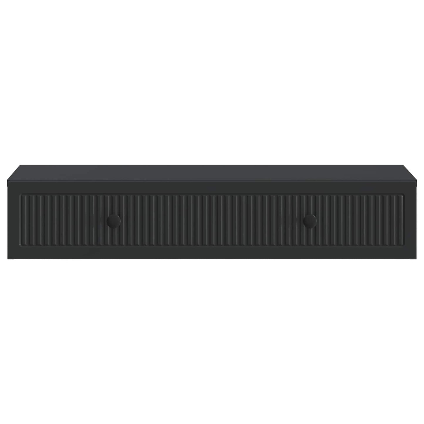 Tavolino da Parete Laterale Nero 87,5 x 34,5 x 17 cm | homemem39