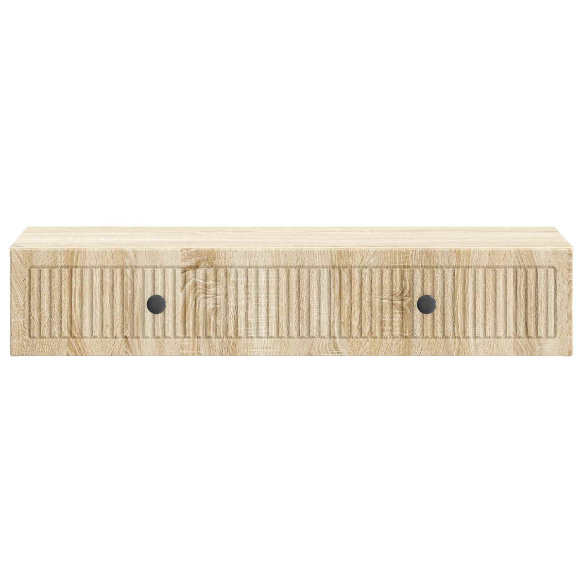 Tavolino da Parete Laterale Rovere Sonoma 87,5 x 34,5 x 17 cm - homemem39