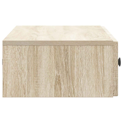 Tavolino da Parete Laterale Rovere Sonoma 87,5 x 34,5 x 17 cm - homemem39