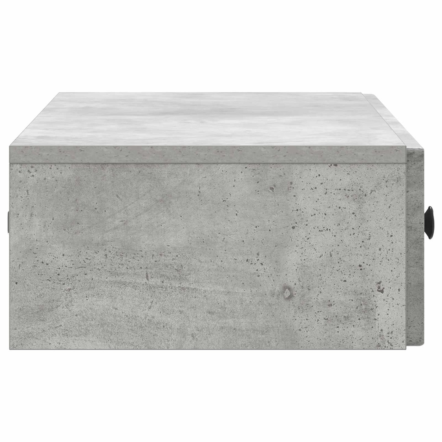 Tavolino da Parete Laterale Grigio Cemento 87,5 x 34,5 x 17 cm | homemem39