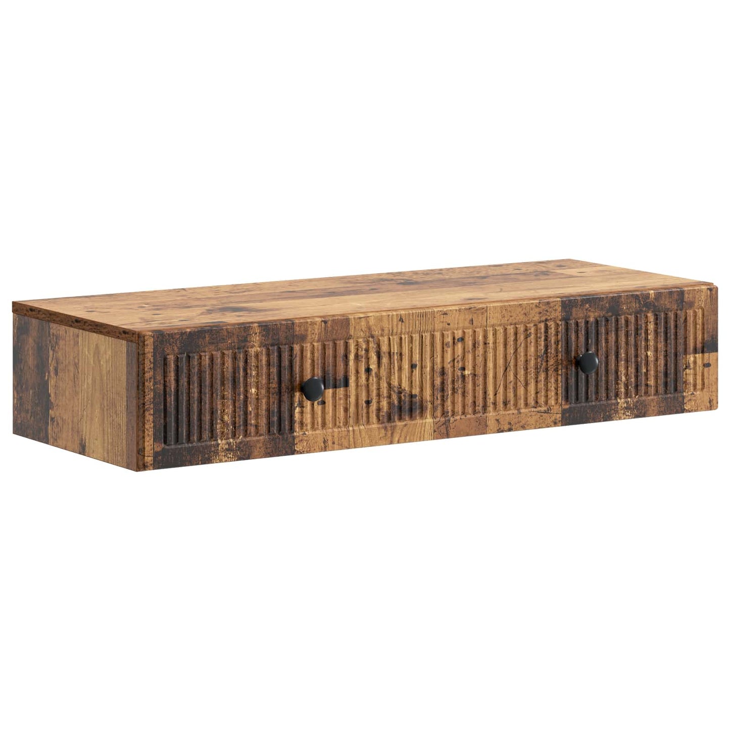 Tavolino da Parete Laterale Legno antico 87,5 x 34,5 x 17 cm