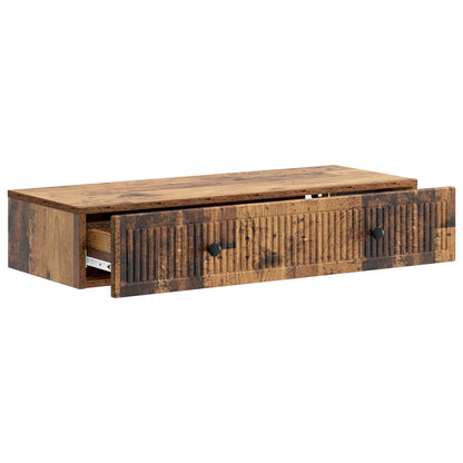 Tavolino da Parete Laterale Legno antico 87,5 x 34,5 x 17 cm