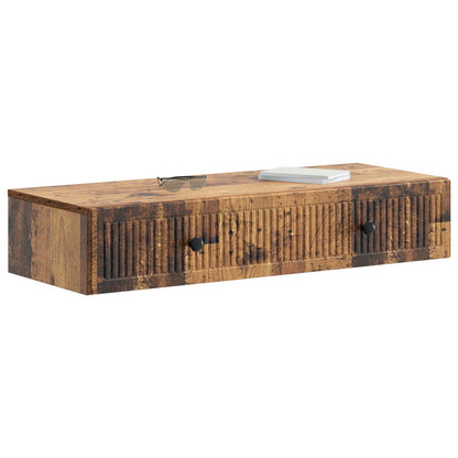 Tavolino da Parete Laterale Legno antico 87,5 x 34,5 x 17 cm | homemem39