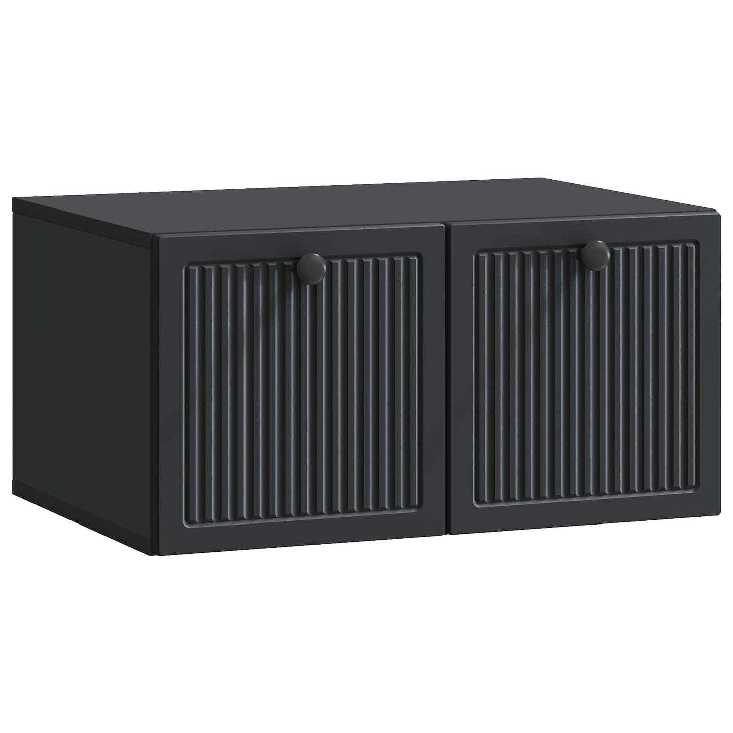 Mobile Porta TV da Muro Nero 59,5 x 41 x 30 cm | homemem39