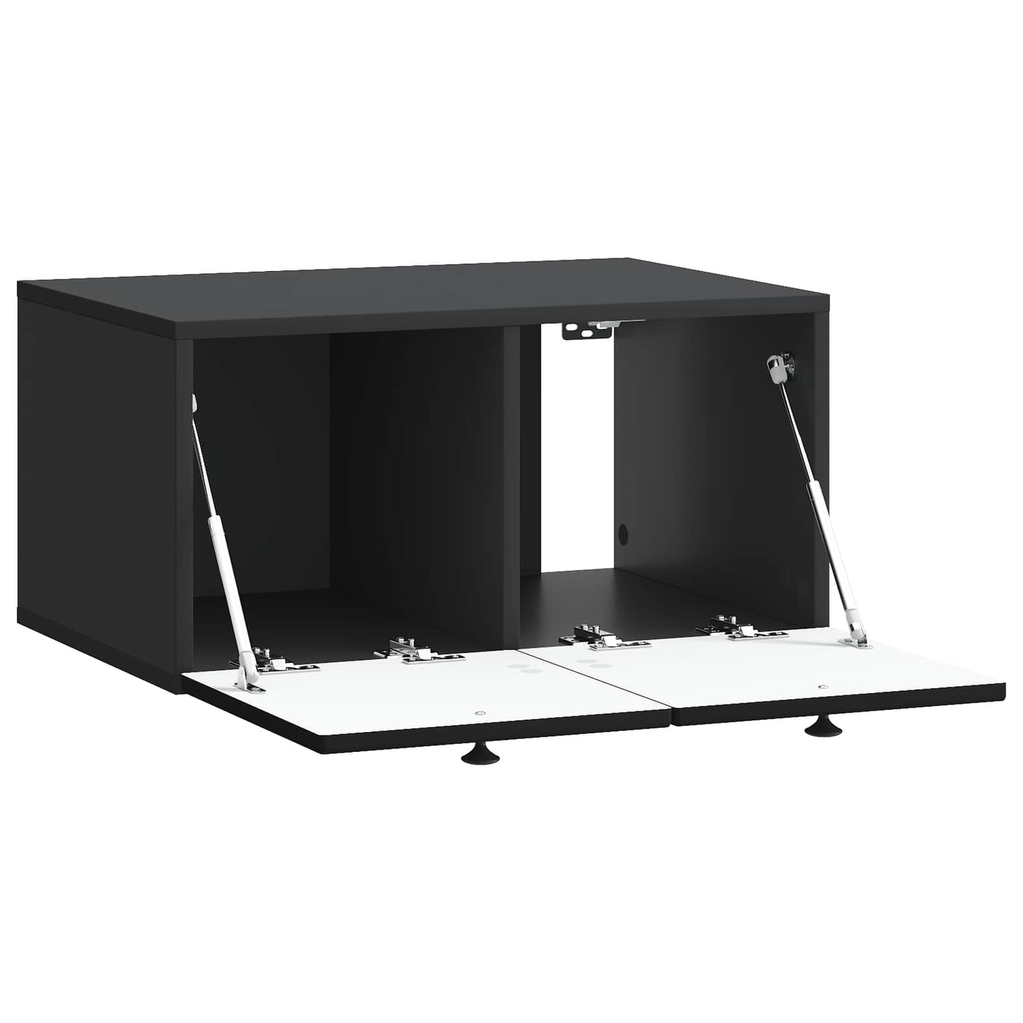 Mobile Porta TV da Muro Nero 59,5 x 41 x 30 cm | homemem39