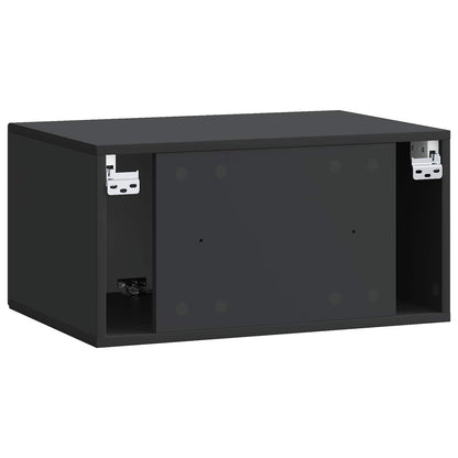 Mobile Porta TV da Muro Nero 59,5 x 41 x 30 cm | homemem39
