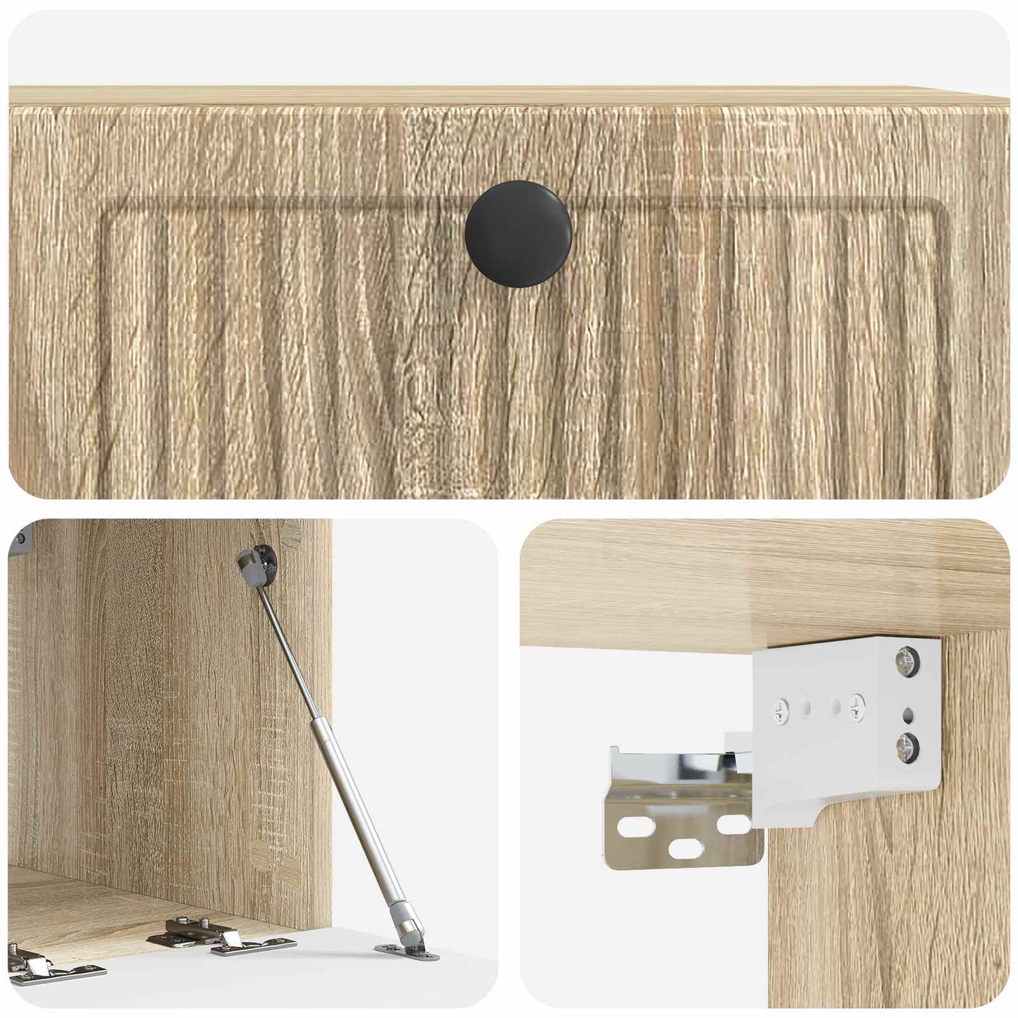 Mobile Porta TV da Muro Rovere Sonoma 59,5 x 41 x 30 cm
