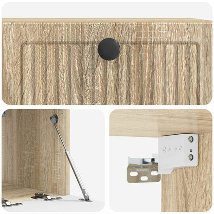 Mobile Porta TV da Muro Rovere Sonoma 59,5 x 41 x 30 cm