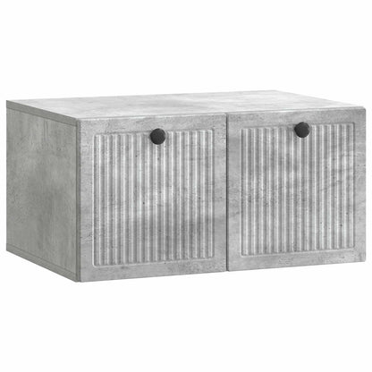 Mobile Porta TV da Muro Grigio Cemento 59,5 x 41 x 30 cm