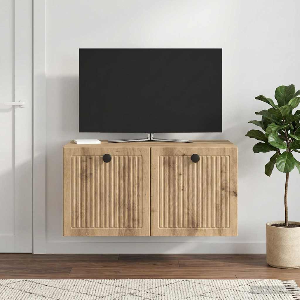 Mobile Porta TV da Muro 59,5 x 41 x 30 cm Rovere Artigianale