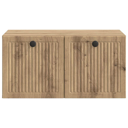 Mobile Porta TV da Muro Rovere Artigianale 59,5 x 41 x 30 cm