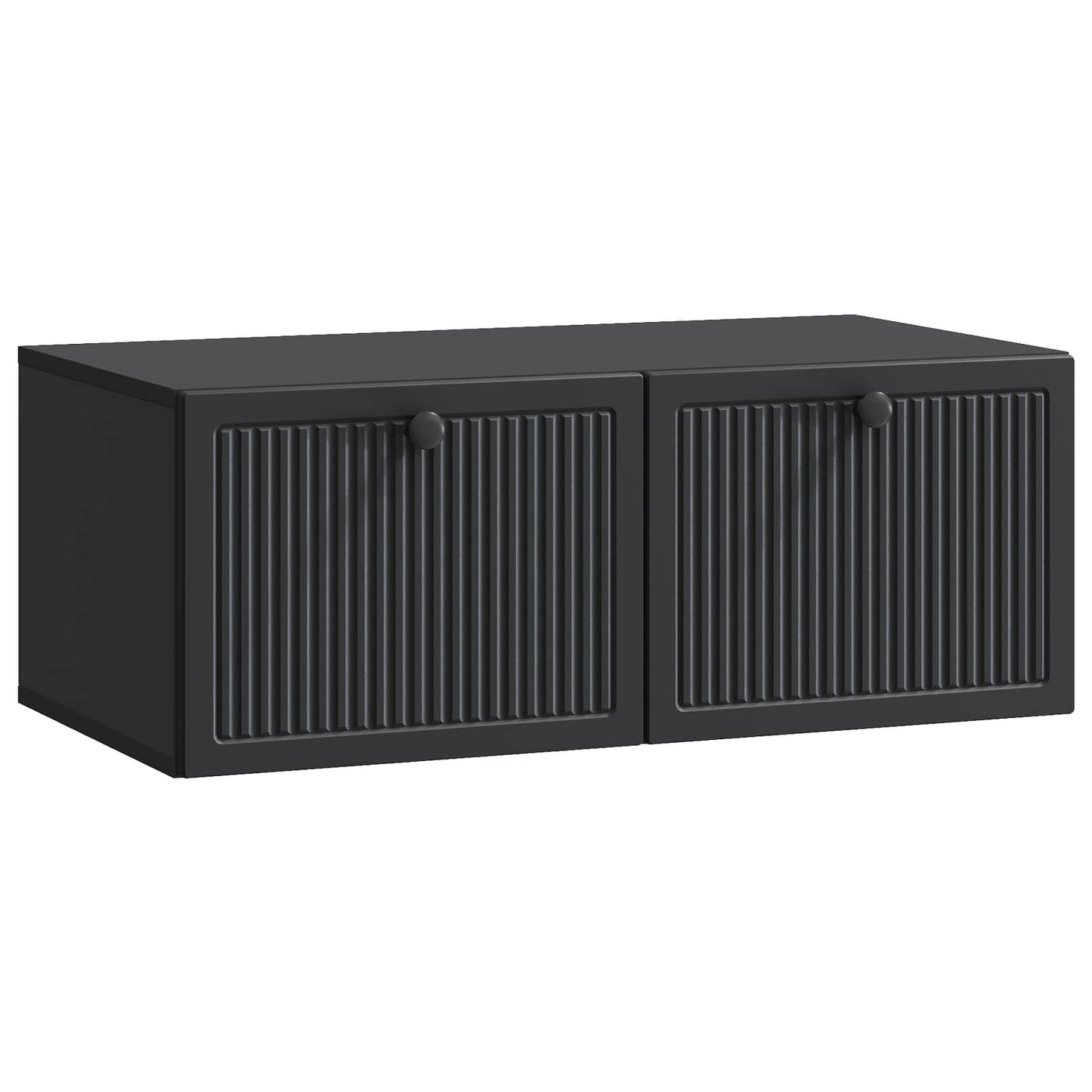 Mobile Porta TV da Muro Nero 78,5 x 41 x 30 cm | homemem39